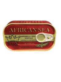 African Sea Sardines in Vegetable Oil - 125g